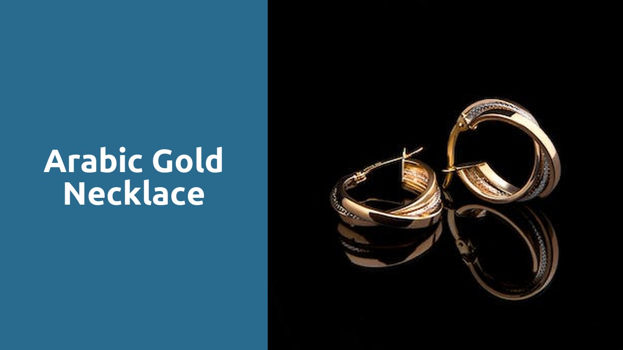 arabic gold necklace
