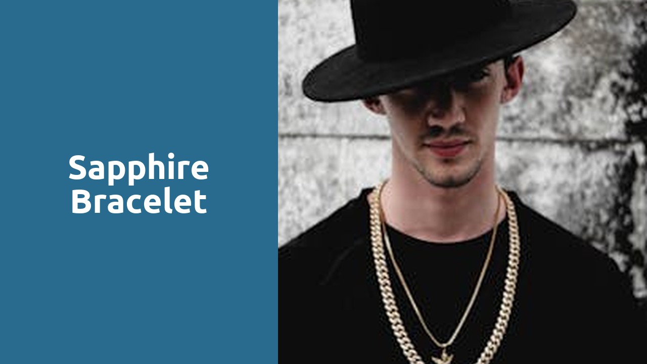 sapphire bracelet